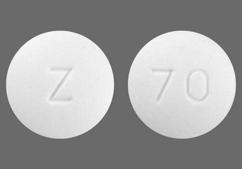 White Round Z And 70 - Metformin Hydrochloride 500mg Tablet
