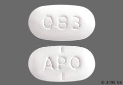 White Oval Apo And 083 - Paroxetine Hydrochloride 20mg Tablet