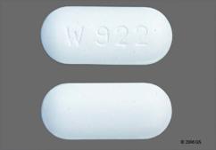 White Oblong W 922 - Cefuroxime Axetil 500mg Tablet