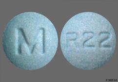 Blue Round R22 And M - Repaglinide 1mg Tablet