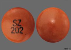 Orange Round Sz 202 - Chlorpromazine Hydrochloride 25mg Tablet