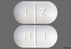 White Oblong L Z And M 1 - Lamivudine and Zidovudine 150mg-300mg Tablet