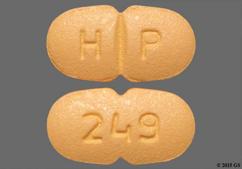 Orange Oval H P And 249 - Venlafaxine Hydrochloride 75mg Tablet