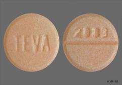 Orange Round 2083 And Teva - Hydrochlorothiazide 25mg Tablet