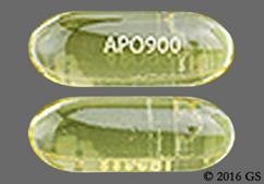 Yellow Apo900 - Omega-3-Acid Ethyl Esters 1g Softgel