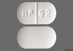 White Oblong Hp 62 - Theophylline 300mg Extended-Release Tablet