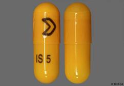 Brown Logo Is 5 And Abrika 109 Abrika 109 - Isradipine 5mg Capsule