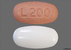 Pink And White Oblong L200 - Telmisartan / Hydrochlorothiazide 80mg-12.5mg Tablet