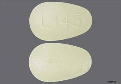 Yellow Tear L145 - Losartan Potassium / Hydrochlorothiazide 100mg-25mg Tablet