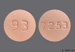 Peach Round 93 And 7253 - GoodSense Aller-Ease 24 Hour 180mg Tablet