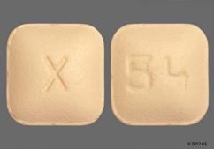 Beige Square 54 And X - Montelukast Sodium 10mg Tablet
