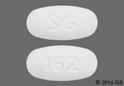 White Oval 162 And Sg - Irbesartan 300mg Tablet