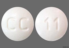 White Round 11 And Cc - Flecainide Acetate 50mg Tablet