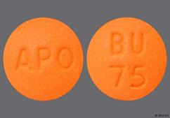 Orange Round Apo And Bu 75 - Bupropion Hydrochloride 75mg Tablet