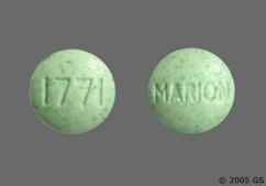 Green Round Marion And 1771 - Diltiazem Hydrochloride 30mg Tablet