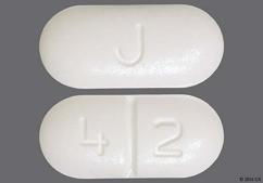 White Oblong J And 4 2 - Modafinil 200mg Tablet
