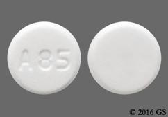 White Round A85 - Amantadine Hydrochloride 100mg Tablet