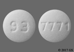 White Round 93 And 7771 - Risedronate Sodium 150mg Tablet