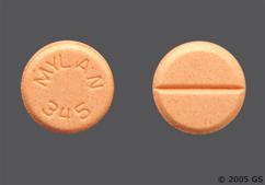 Round Orange Pill Valium