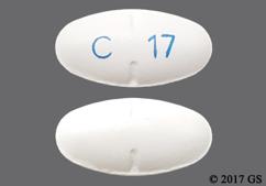 White Oblong C 17 - Gemfibrozil 600mg Tablet