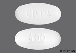 White Oval Cp 114 And 400 - Acyclovir 400mg Tablet