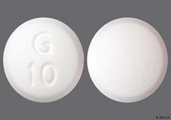 White Round G 10 - Metformin Hydrochloride 500mg Tablet