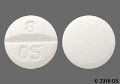 White Round 8 05 - Trazodone Hydrochloride 50mg Tablet