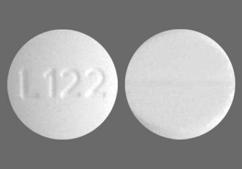 White Round L 122 - Lamotrigine 100mg Tablet