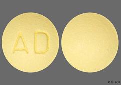 Yellow Round Ad - Spironolactone 25mg Tablet