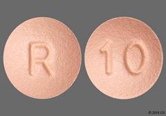 Pink Round 10 And R - Rosuvastatin Calcium 10mg Tablet