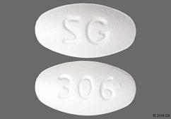 White Oval Sg And 306 - Raloxifene Hydrochloride 60mg Tablet