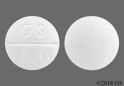 White Round Gg 260 - Hydroxychloroquine Sulfate 200mg Tablet
