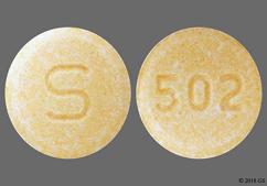 Peach Round S And 502 - Amantadine Hydrochloride 100mg Tablet