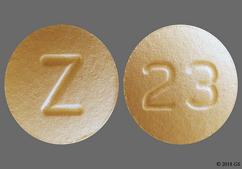 Peach Round 23 And Z - Darifenacin Hydrobromide 15mg Extended-Release Tablet
