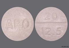Purple Round Apo And 20 12.5 - Benazepril Hydrochloride / Hydrochlorothiazide 20mg-12.5mg Tablet