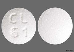 White Round Cl 61 - Tolterodine Tartrate 2mg Tablet