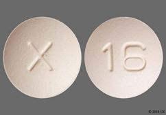 Pink Round 16 And X - Felodipine 5mg Extended-Release Tablet
