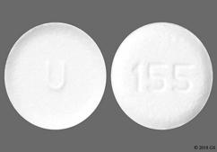 White Round 155 And U - Alfuzosin 10mg Extended-Release Tablet