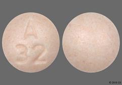 Pink Round A 32 - Oxybutynin Chloride 10mg Extended-Release Tablet