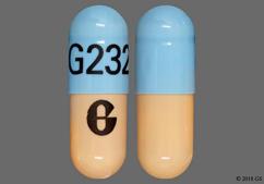Orange And Blue G232 G - Omeprazole 40mg Delayed-Release Capsule