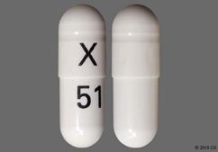 White X 51 - Phenytoin Sodium 100mg Extended-Release Capsule