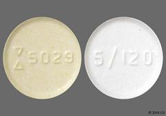 White And Yellow Round Logo 5029 And 5 / 120 - GoodSense All Day Allergy-D 12 Hour 5mg-120mg Extended-Release Tablet