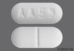 White Oblong Aa59 - Oxaprozin 600mg Tablet