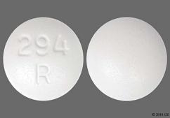 White Round 294 R - Sodium Bicarbonate 650mg Tablet