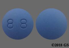 Blue Round 8 8 - Sildenafil Citrate 100mg Tablet