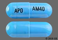 Blue Apo Am40 - Atomoxetine 40mg Capsule