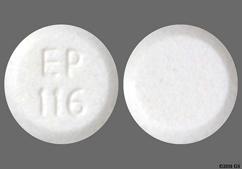White Round Ep 116 - Furosemide 20mg Tablet