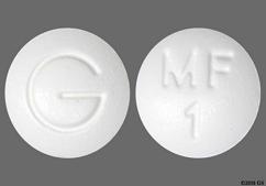 White Round Mf 1 And G - Metformin Hydrochloride 500mg Tablet