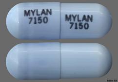 Blue Mylan 7150 Mylan 7150 - Celecoxib 200mg Capsule