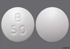 White Round B 50 - Bicalutamide 50mg Tablet